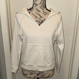 Women's JCrew White Hoodie -Sz XSmall- great condition